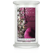 Kringle Candle Sugar Plum & Myrrh suur kahe tahiga lõhnaküünal (624 g)