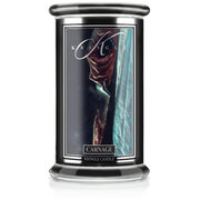 Kringle Candle Halloween Carnage suur kahe tahiga lõhnaküünal (624 g)