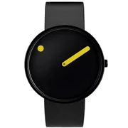 Picto 43388-4120B PICTO black and yellow - Unisex hodinky