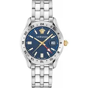 Versace VE7C00523 Mens Watch Greca Time GMT 41mm 5ATM 