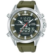 Lorus RW669AX9 Mens Watch Analog-Digital Alarm Chronograph 45mm 10ATM 