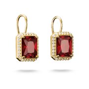 Thomas Sabo H2338-414-10 Earrings Red octagonal stones Gold-plated Ladies