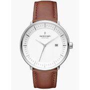 Nordgreen PH40SILEBRXX Mens Watch Philosopher 40mm 3ATM 