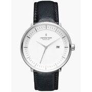 Nordgreen PH40SILEBLXX Mens Watch Philosopher 40mm 3ATM 