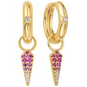 Ania Haie EST048-01 Hoop Earrings Sunset + 1 x 2-Pendant Set