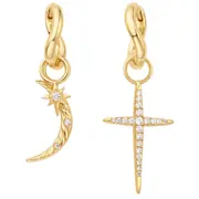 Ania Haie EST048-04 Hoop Earrings Cosmic + 3-Pendant Set