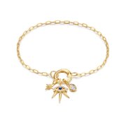 Ania Haie BST048-04 Bracelet Good Vibes + 3-Charms Set