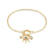 Ania Haie BST048-04 Bracelet Good Vibes + 3-Charms Set