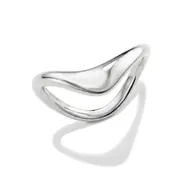Thomas Sabo TR2544-001-21-56 Wave-Shaped Ring for Women