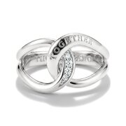 Thomas Sabo TR2547-051-14-56 Ring Together with White Cubic Zirconia for Women