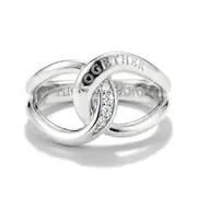 Thomas Sabo TR2547-051-14-56 Ring Together with White Cubic Zirconia for Women