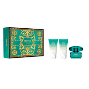 Versace Crystal Emerald Kinkekomplekt, Eau de parfum 50ml + Body Lotion 50ml + Shower gel 50ml