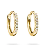 Thomas Sabo CR780-M01-14 Hoop Earrings with White Cubic Zirconia Gold-Plated Women