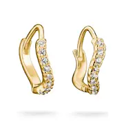 Thomas Sabo CR775-M01-14 Asymmetric Hoop Earrings Gold-Plated Women