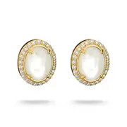 Thomas Sabo H2354-M01-14 Mother-of-Pearl Stud Earrings Gold-Plated Women