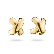 Thomas Sabo H2357-M01-39 Cross-Shaped Earrings Gold-Plated Women