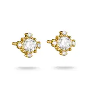 Thomas Sabo H2311-M01-14 Stud Earrings with White Cubic Zirconia Gold-Plated Women