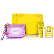 Versace Yellow Diamond kinkekomplekt, tualettvesi 90 ml + kehakreem 100 ml + kosmeetikakott