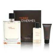 Hermes Terre D'Hermes kinkekomplekt, tualettvesi 100 ml + habemeajamisjärgne palsam 15 ml + dušigeel 40 ml