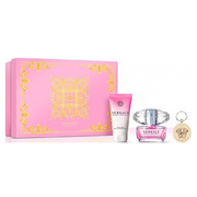 Versace Bright Crystal kinkekomplekt, tualettvesi 90 ml + kehakreem 100 ml + võtmehoidja