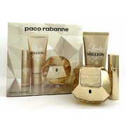 Paco Rabanne Lady Million kinkekomplekt, lõhnavesi 80ml + kehakreem 100ml + lõhnavesi 10ml