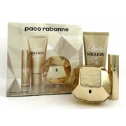 Paco Rabanne Lady Million kinkekomplekt, lõhnavesi 80ml + kehakreem 100ml + lõhnavesi 10ml