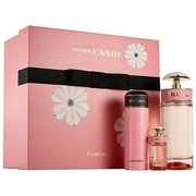 Prada Candy Florale kinkekomplekt, tualettvesi 80 ml + tualettvesi 7 ml + kehakreem 75 ml