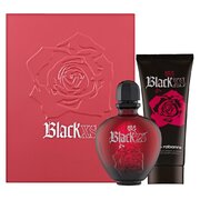 Paco Rabanne Black XS for Her Gift komplekt, tualettvesi 50ml + kehakreem 100ml (Metal Box)