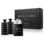 Bvlgari Man Black Cologne kinkekomplekt, tualettvesi 100ml + habemeajamisjärgne vesi 75ml + dušigeel 75ml + kosmeetikakott