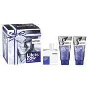 Mexx Life Is Now for Him Kingikomplekt, tualettvesi 50ml + dušigeel 2x50ml
