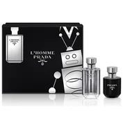 Prada L'Homme kinkekomplekt, tualettvesi 50 ml + dušikreem 100 ml
