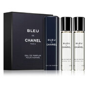 Chanel Bleu de Chanel parfüümvesi, 3x20ml (1x korduvtäidetav + 2x täidetav)