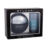 Bvlgari Aqva pour Homme kinkekomplekt, tualettvesi 100ml + deodorant 75ml (reisikomplekt)