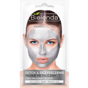 Detoksifitseeriv puhastusmask rasusele ja seganahale Silver Detox (Detoxifying Face Mask) 8 g