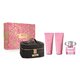 Versace Bright Crystal kinkekomplekt, tualettvesi 90 ml + kehakreem 100 ml + dušigeel 100 ml + kott