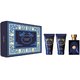  Versace Dylan Blue kinkekomplekt, tualettvesi 50 ml + dušigeel 50 ml + habemeajamisjärgne palsam 50 ml