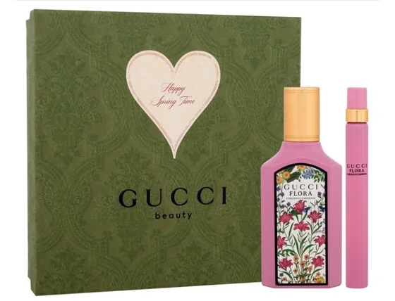 Gucci flora by gucci gorgeous gardenia darčeková sada, parfumovaná voda 50ml + parfumovaná voda 10ml - Gucci Flora by Gucci Gorgeous Gardenia Darčeková sada
