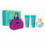 Miniatuur: Versace pour femme dylan turquoise  darčeková sada, toaletná voda 100ml + telové mlieko 100ml + sprchový gél 100ml + kozmetická taška - Versace Pour Femme Dylan Turquoise edt 100ml set